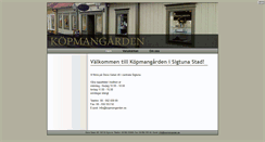 Desktop Screenshot of kopmangarden.se